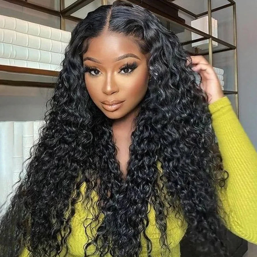 Aurasilk 13x5 French lace front wig, natural shade with transparent lace and a middle part - daily wear and office styling