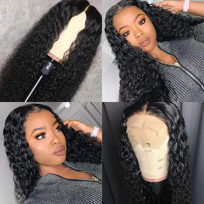 Water wave lace front wig - Vietnamese human hair at 150% density - daily wear and casual styling