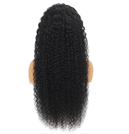 Aurasilk 13x5 French lace front wig, natural shade with transparent lace and a middle part - daily wear and office styling