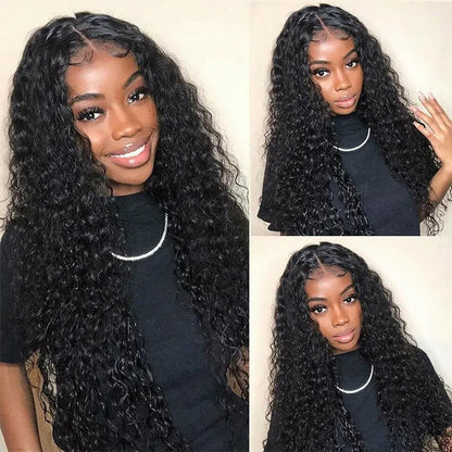Water wave lace front wig - Vietnamese human hair at 150% density - daily wear and casual styling